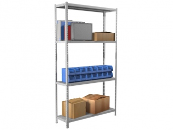 Стеллаж металлический MS Standart 200KD/100х30/4